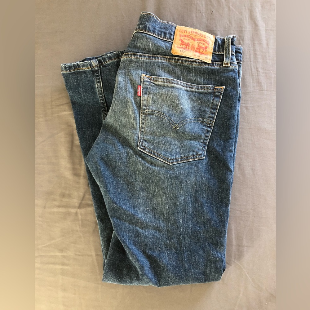 Levi 513 jeans for men. Size 31 x 30